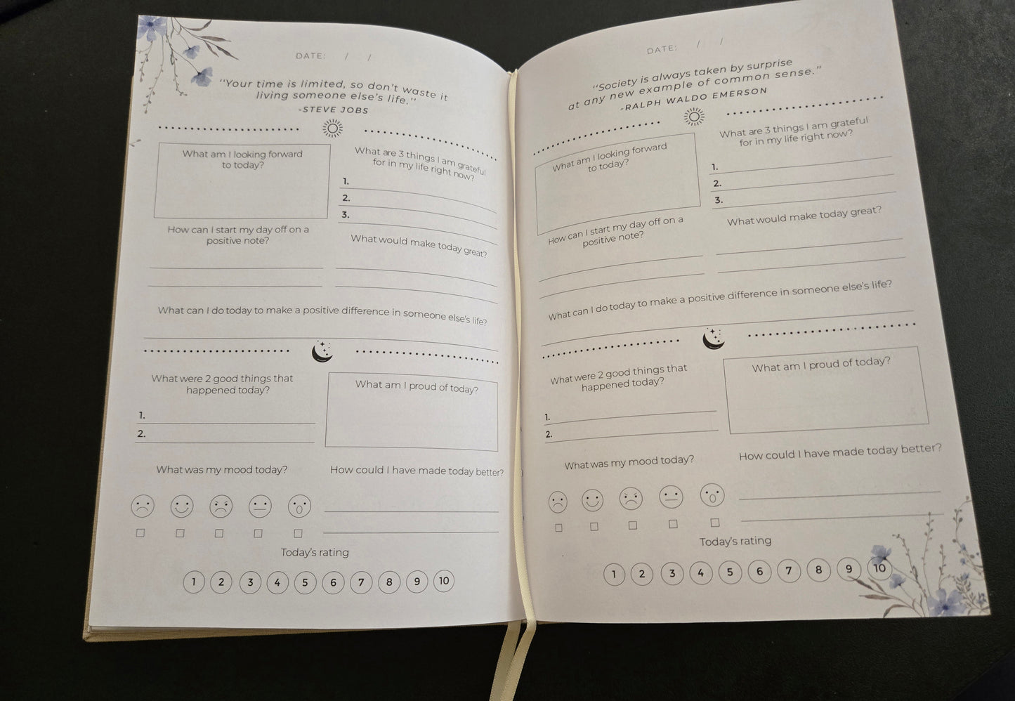 My Daily Self Care Journal – 90-Day Guided Wellness Planner